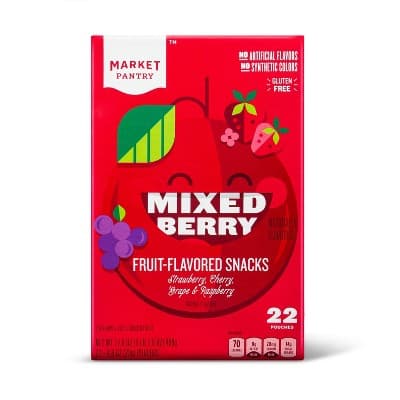 Mixed Berry Fruit Snacks - Market Pantry&#8482;