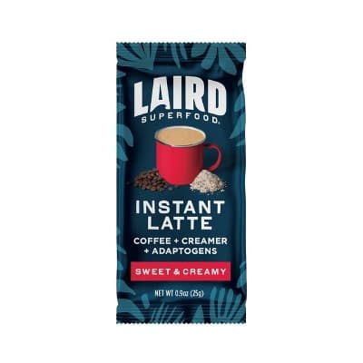 Laird Superfood Sweet And Creamy Medium Roast Instant Latte