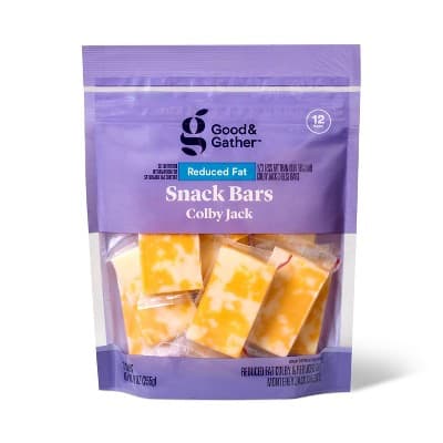 Reduced Fat Colby Jack Cheese Snack Bars  Good &#38; Gather&#8482;