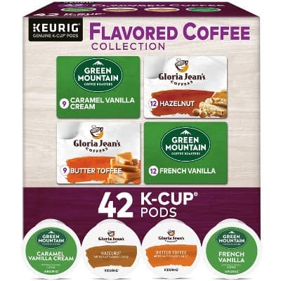 Keurig Flavored Coffee Collection Keurig K-Cup Coffee Pods Variety Pack Medium Roast