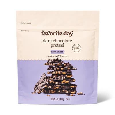 Dark Chocolate Pretzel Bark Crisps - Favorite Day&#8482;