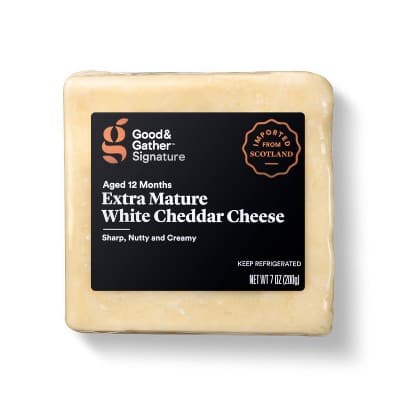 Signature Extra Mature White Cheddar Cheese - Good &#38; Gather&#8482;