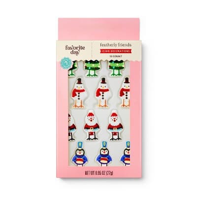 Holiday Featherly Friends Icing Decorations - Favorite Day&#8482;