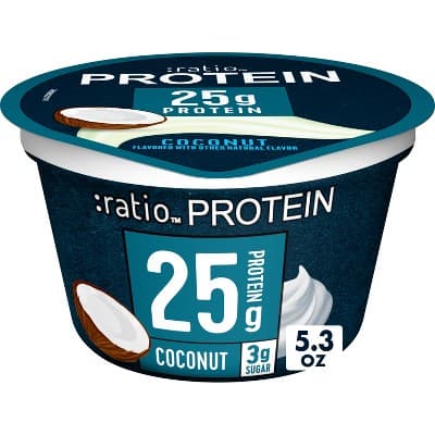 :Ratio Protein Coconut Greek Yogurt Cultured Dairy Snack