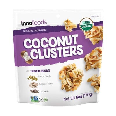 Inno Foods Organic Coconut Clusters With Super Seeds