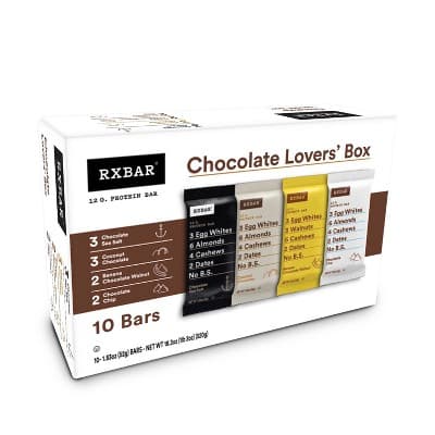 Rxbar Chocolate Lovers Protein Bars