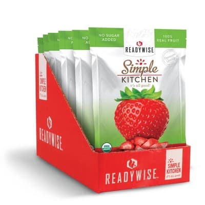 Readywise Simple Kitchen Organic Freeze Dried Strawberries