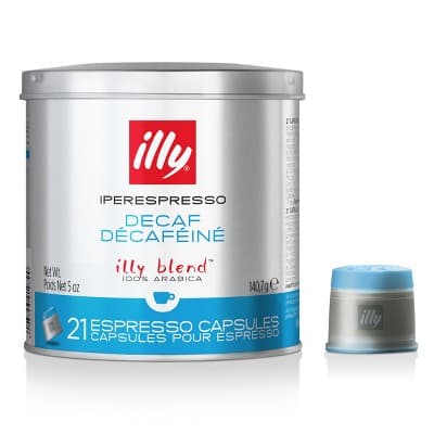 Illy Iperespresso 100% Arabica Medium Roast Coffee - Decaf - Espresso Capsules