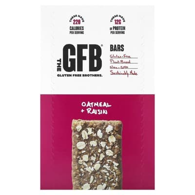 The Gfb Gluten Free Bars, Oatmeal Raisin Bars, 12 Bars