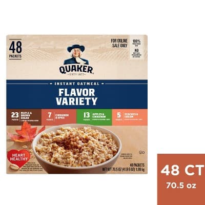Quaker Instant Oatmeal Variety Pack