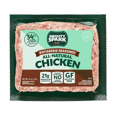 Mighty Spark Rotisserie Seasoned Ground Chicken
