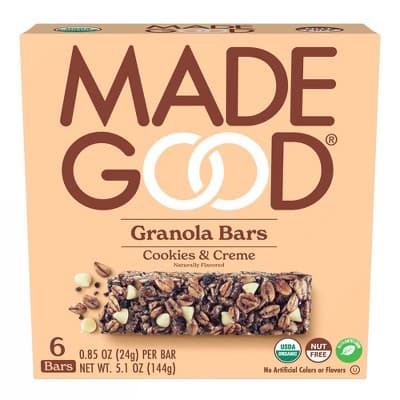 Is it Barley Free? Madegood Organic Cookies & Creme Granola Bars