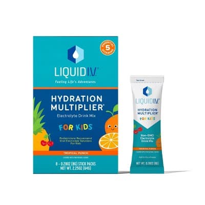 Liquid I.V. Hydration Multiplier Kids&#39; Electrolyte Drink - Tropical Punch