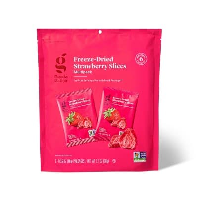 Freeze Dried Strawberry Slices Multipack  Good &#38; Gather&#8482;