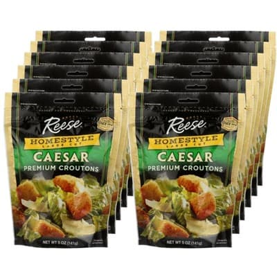 Reese Homestyle Large Cut Caesar Salad Premium Croutons