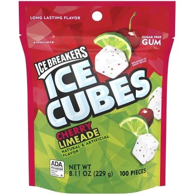 Ice Breakers Ice Cubes Cherry Limeade Pouch