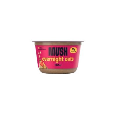 Mush Peanut Butter &#38; Jelly Gluten Free Overnight Oats