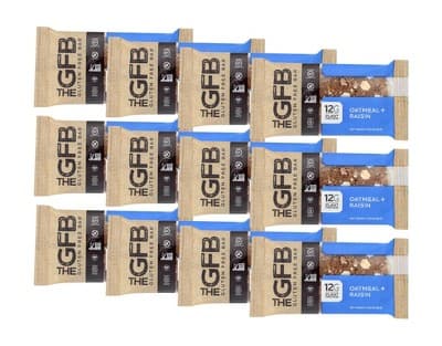 The Gfb Gluten-Free Oatmeal And Raisin Plant Protein Bar - 12 Bars