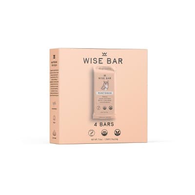 Wise Bar Adaptogen Focus Bar - Peanut Banana