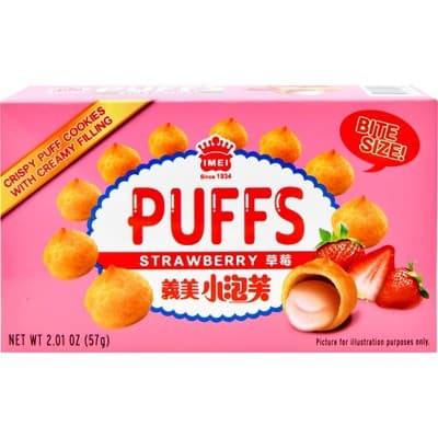 I Mei Strawberry Puffs