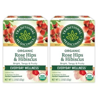Traditional Medicinals Herbal Tea, Organic, Rose Hips & Hibiscus