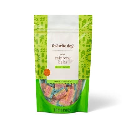 Sour Rainbow Belts Gummy Candy Bag - Favorite Day&#8482;