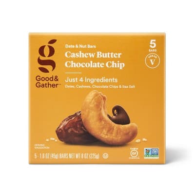 Cashew Butter Chocolate Chip Nutrition Bars - Good & Gather&#8482;