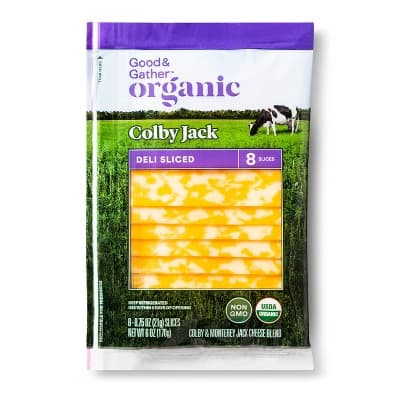 Organic Colby Jack Deli Sliced Cheese - Good &#38; Gather&#8482;