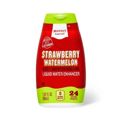 Strawberry Watermelon Liquid Water Enhancer Drops -  Market Pantry&#8482;