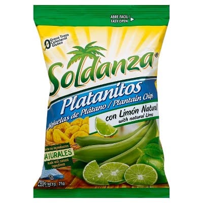 Soldanza Platanitos Chips With Lime