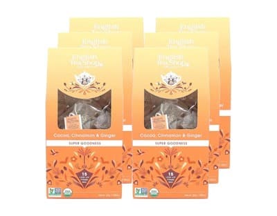 English Tea Shop Organic Cocoa Cinnamon & Ginger Tea -  6/15 Bags