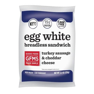 Good Food Made Simple Gluten Free Egg White Turkey Sausage  Sandwich