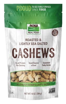 Now Foods Cashews Roasted And Salted  