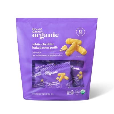 Organic White Cheddar Puffs Multipack - Good & Gather™