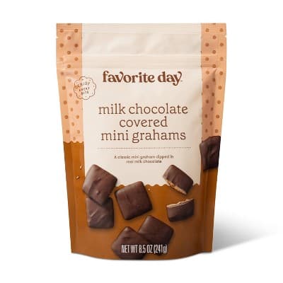 Milk Chocolate Covered Mini Grahams - Favorite Day&#8482;