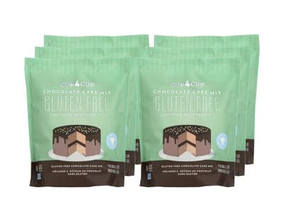 Cup Gluten Free Chocolate Cake Mix -  6/600 Gm