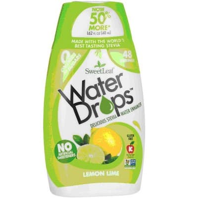 Wisdom Natural Sweetleaf Water Drops Stevia Water Enhancer - Lemon Lime