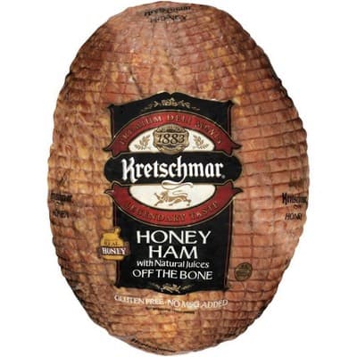 Kretschmar Honey  Ham Off The Bone - Priced Per