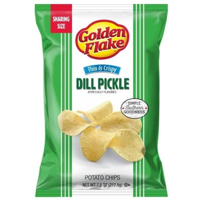 Golden Flake Dill Pickle Chips