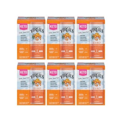 Virgil'S Soda, Zero, Orange Cream
