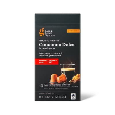 Naturally Flavored Cinnamon Dolce Espresso Capsules - Good &#38; Gather&#8482;