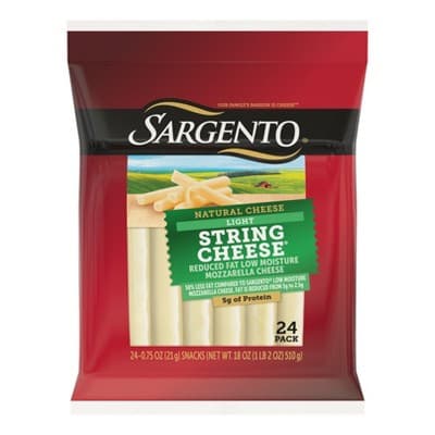 Sargento Light Mozzarella String Cheese
