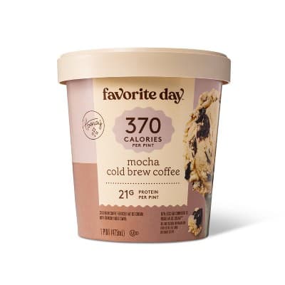 Reduced Fat Mocha Cold Brew Coffee Ice Cream - Favorite Day™