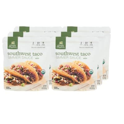 Simply Organic Organic Southwest Taco Simmer Sauce