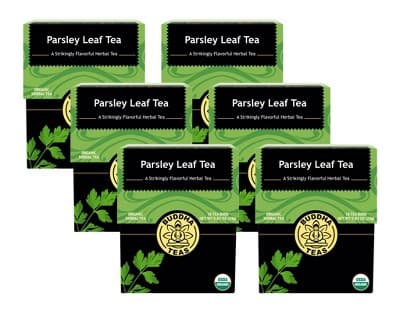 Buddha Teas Organic Parsley Grey Leaf Tea -  6/18 Bags