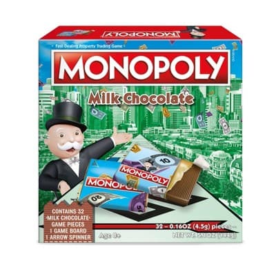 Games For Motion Holiday Milk Chocolate Monopoly