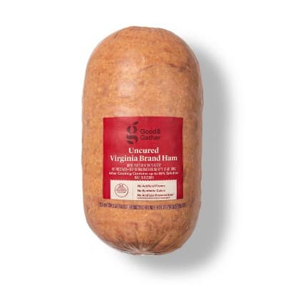 Uncured Virginia Brand Ham - Deli Fresh Sliced - Price Per Lb - Good &#38; Gather&#8482;