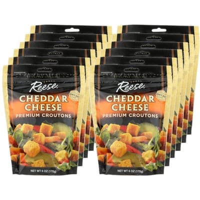 Reese Cheddar Cheese Premium Croutons