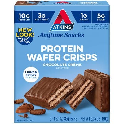 Atkins Protein Wafer Crisp Snack Bar - Chocolate Creme