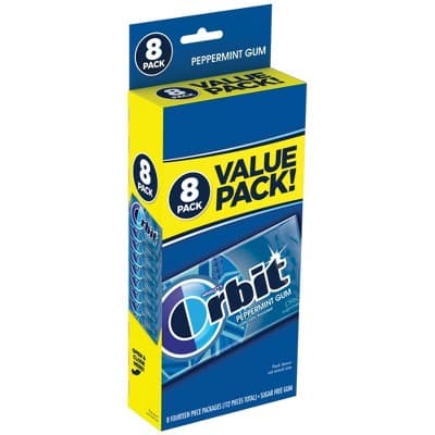 Orbit Peppermint Sugar Free Gum Value